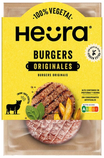 Burgers originales 100% vegetal Heüra 220g